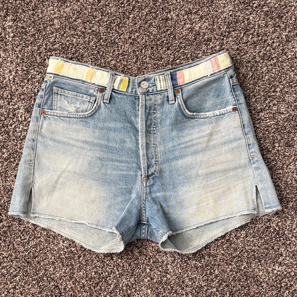 Citizens of Humanity Alyx Classic High Rise Denim Short in Sz 27